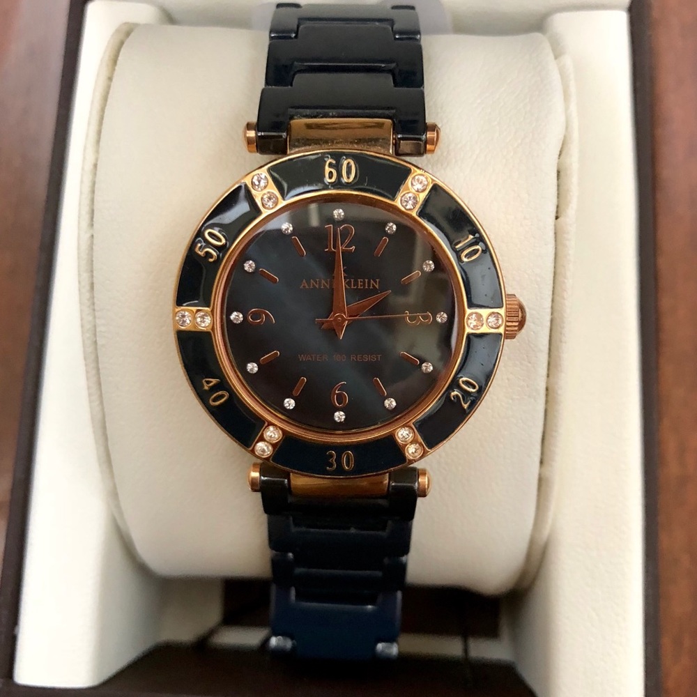 Anne Klein Watch -Navy